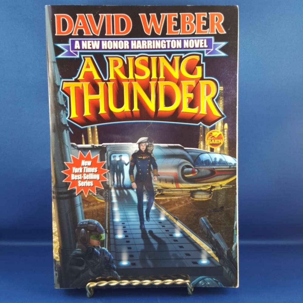 2/$20💥 Sci-Fi A RISING THUNDER David Weber Honor Harrington Series, c.2012